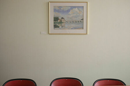 Chairs in the room for meeting of anonymous drug addicted people in Paris. April’2025.