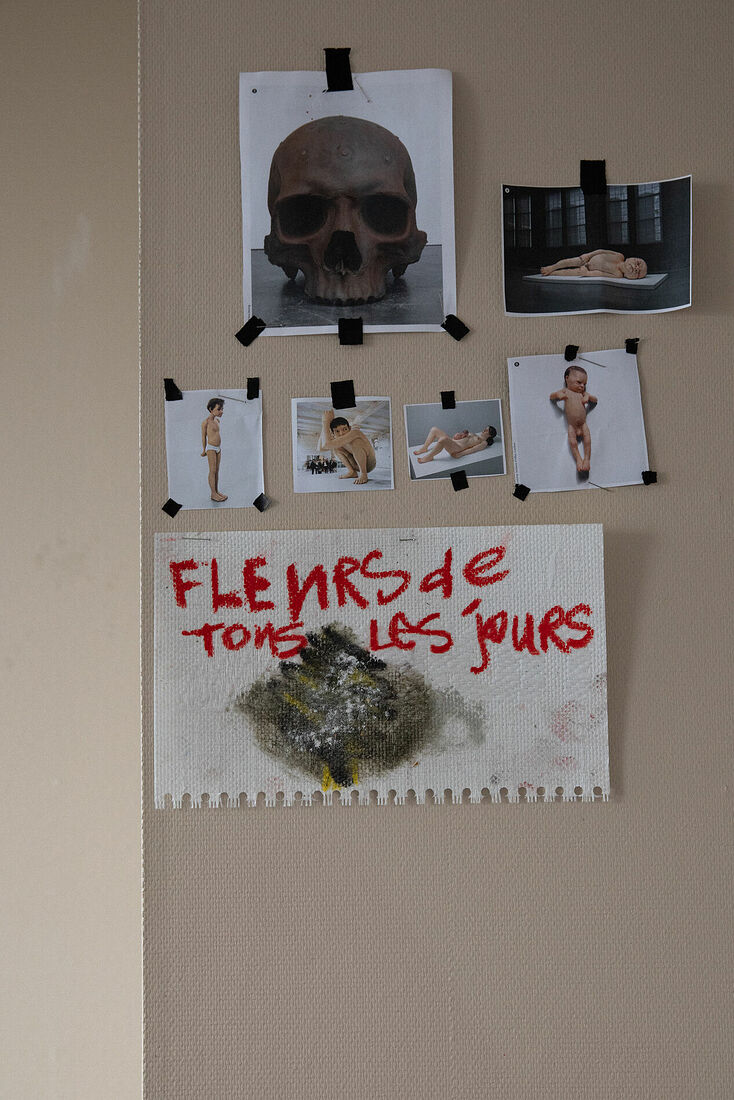 Inspired by Ron Mueck work, a sketch of Vasily (below). Noisy-le-Grand, March’2025.