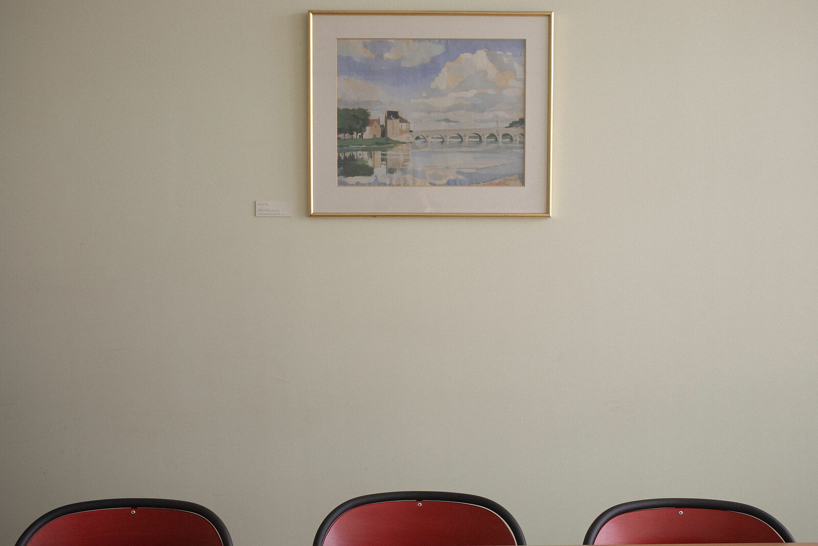 Chairs in the room for meeting of anonymous drug addicted people in Paris. April’2025.