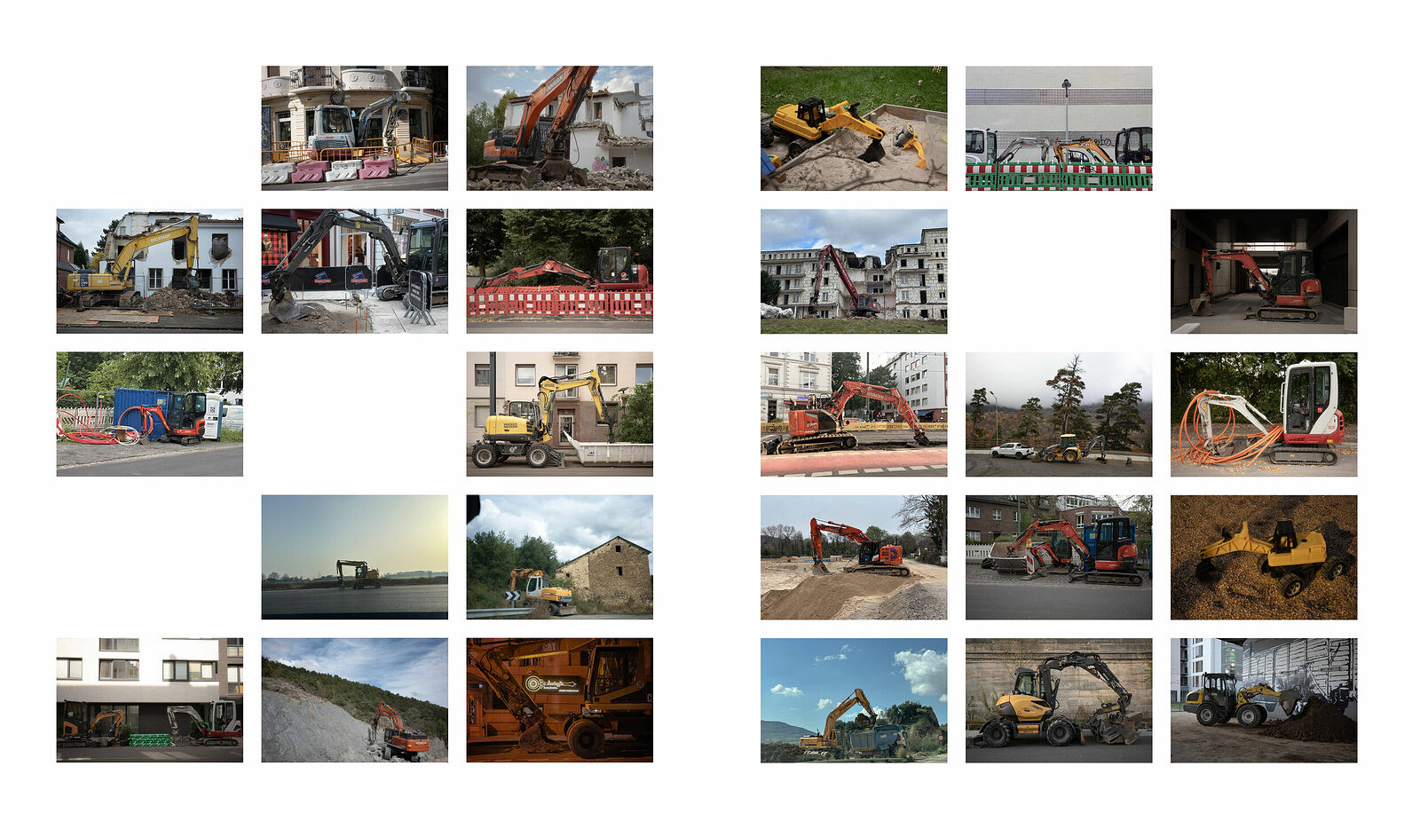 One day I started to search for my brother&rsquo;s excavator. I assumed it has grown and can be on the street.